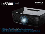 InFocus IN5300 Series Datasheet (Latin Spanish)