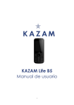 KAZAM Life B5 Manual de usuario