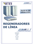 REGENERADORES DE LÍNEA - CorpDISE, Diseño Industrial y