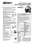 InstructIvo para el usuarIo del casco para combate de