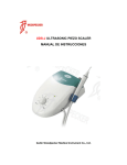 Manual de usuario Scaler Ultras&oacute;nico Mod. UDS-J