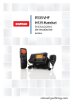 RS35 VHF HS35 Handset - Simrad Professional Series