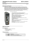 Modulo Cabeca Profibus-DP/Especificaciones/CS114908