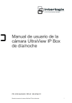 Manual de usuario de la cámara UltraView IP Box de día/noche