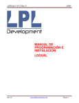 manual de programación e instalación lddual