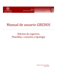 Manual de usuario GREDOS - Repositorio Documental de la