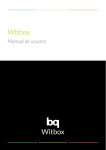 Witbox: Manual de usuario