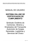 manual de usuario cc - Sindicato de Camioneros del Chaco
