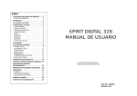 SPIRIT DIGITAL 328 MANUAL DE USUARIO