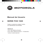 Manual de Usuario SERIE FOX 1520