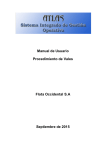 Manual de Usuario Procedimiento de Vales Flota Occidental S.A