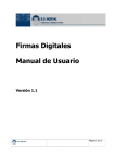 Manual de Usuario Firmas Digitales