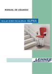 SILLAS SUBE ESCALERAS ALPHA