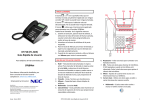 Manual de usuario del teléfono IP marca NEC modelo DT710