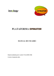 Manual de usuario Opinator