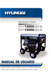 MANUAL DE USUARIO - Hyundai Power Products