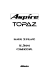 MANUAL DE USUARIO TEL&Eacute;FONO CONVENCIONAL