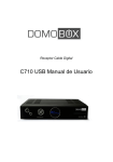 Manual Receptor Digital TV Domobox C710 USB