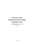 manual de usuario sistema recaudación electrónica