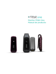 Monitor Fitbit One Manual de producto