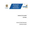 MANUAL DE USUARIO NOTARIO - Portal de Tr&aacute;mites Notariales