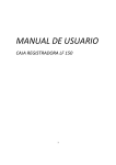 Manual de Usuario Caja Registradora LF 150