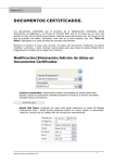 documentos certificados.