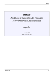 RMAT An&aacute;lisis y Gesti&oacute;n de Riesgos Herramientas Adicionales Ayuda