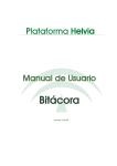 Manual de la bitácora