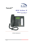 US102 Telefono IP manual de usuario