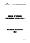 MANUAL DE USUARIO - Ministerio de Educación del Perú