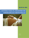 SISTEMA PARA EL REGISTRO DE EMERGENCIAS OBSTETRICAS