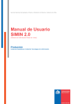 Manual de Usuario SIMIN 2.0 - Producción minera