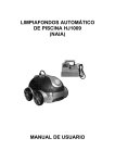 limpiafondos autom&aacute;tico de piscina hj1009 (naia) manual de usuario