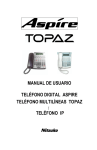 MANUAL DE USUARIO TELÉFONO DIGITAL ASPIRE TELÉFONO