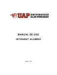 MANUAL DE USO INTRANET ALUMNO
