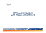 MANUAL DE USUARIO WEB ZONA PRODUCTORES