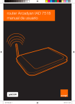 router Arcadyan IAD 7518 manual de usuario