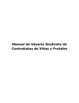 Manual de Usuario Sindicato de Contratistas de Vi&ntilde;as y