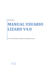 "MANUAL DE USUARIO" del software LIZARD V4.0