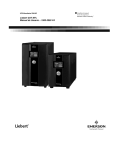 Liebert GXT MT+ Manual de Usuario – 1000-3000 VA - UPS