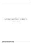 manual de manifiesto electronico - Organismo Provincial para el