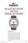 RELOJES MULTISPORT T&Aacute;CTILES MANUAL DE USUARIO