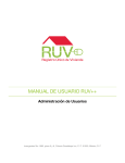MANUAL DE USUARIO RUV++ - RUV
