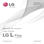 Manual de usuario LG L Fino