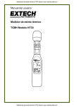 Manual del usuario Medidor de estrés térmico TGBH