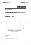 Televisor en color LCD digital TV19PL110D