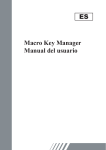 Macro Key Manager Manual del usuario ES