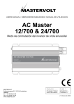 AC Master 12/700 & 24/700 - Azimut Marine Azimut Marine