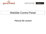 Panel de Control &ndash; Open Hosting - Pro